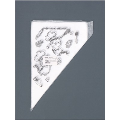 Кондитерские мешки «Котики» 35×20 см, 50 шт.