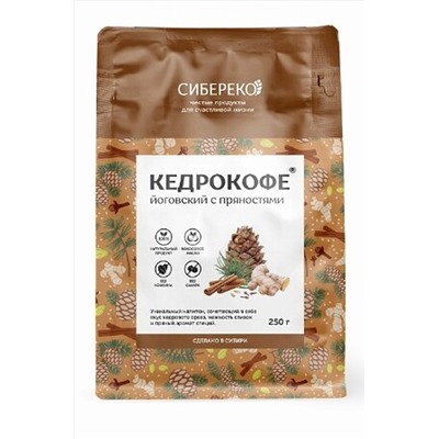 Кедрокофе Йоговский с пряностями Apic 250г ЭКОПРОДУКТЫ, 1183971
