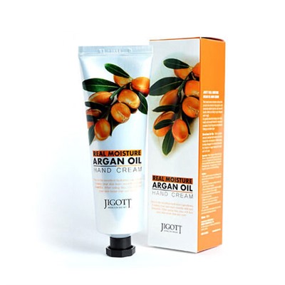 Jigott Крем для рук с аргановым маслом Real Moisture Argan Oil Hand Cream