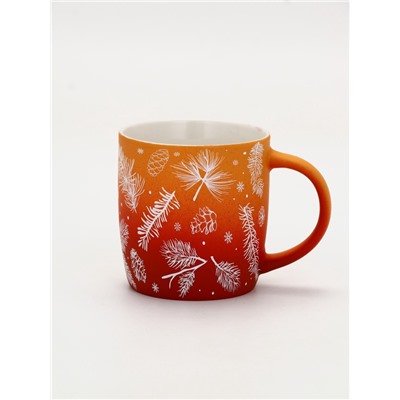 Кружка новогодняя керамическая «Зимний лес», 320 мл