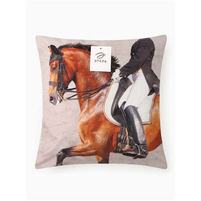 Наволочка декоративная «Этель. Грация», 40×40 см, велюр