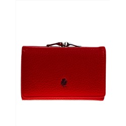 Женское портмоне из искусственной кожи, цвет красный