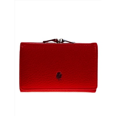 Женское портмоне из искусственной кожи, цвет красный