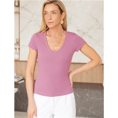 VILATTE Футболка D49.129