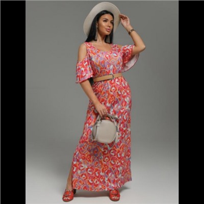 Платье Ялта (Леопард красный)