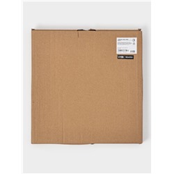 Тарелка Magistro «Сияние», d=27 см, серебристая отводка, стекло, прозрачная