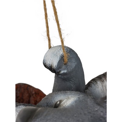 Подвесной декор из полистоуна «Коала на бревне», 25×15×24 см