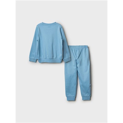 Комплект с принтом "Холодное сердце" для девочки: толстовка, брюки