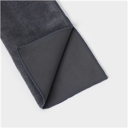 Салфетка для уборки Raccoon «Суперплотная профи», 30×40 см, микрофибра, серая