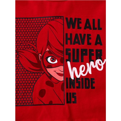 Фуфайка трикотажная для девочек (футболка)