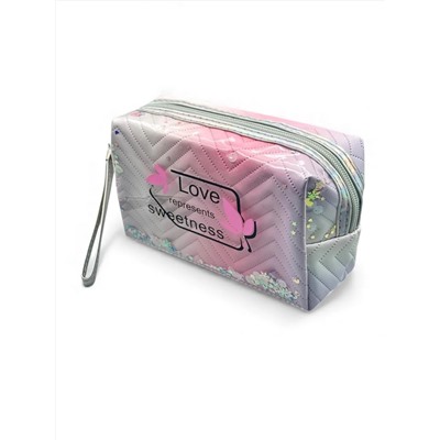 Sunflower Косметичка женская с пайетками Love represents 1135, разноцветный 5424