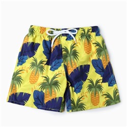 Купальные трусы детские MINAKU «Ананасы», рост 110-116 см
