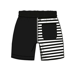 Шорты текстильные плавательные для мальчиков, средней длины