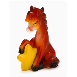 Фигурка новогодняя «Лошадка со звездой» полистоун 9 см