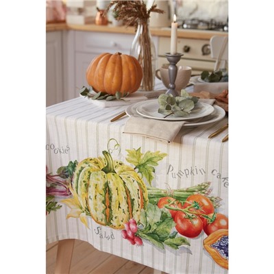 Скатерть Этель Vegetable, 180×147 см, 100% хлопок, репс 210 г/м²