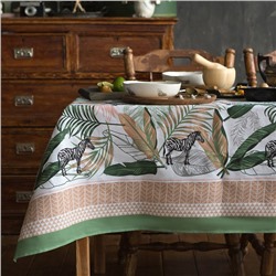 Скатерть Доляна Modern kitchen, 220×144 см, 100% хлопок, 164 г/м²
