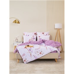 Постельное белье зима-лето из поплина с простыней на резинке - Виталина