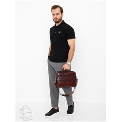 Портфель мужской кожаный 7807-4 brown Fuzhinino  в Новосибирске