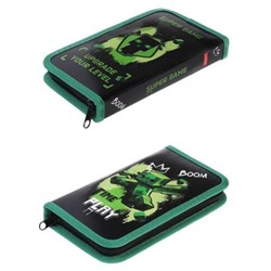 Пенал 2-х ств. 190х115 мм "Пиксель" с табл.умножения (088942) 43039 Хатбер