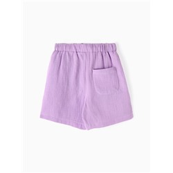 Шорты из муслина для девочек KAFTAN, рост 98 см, лиловые