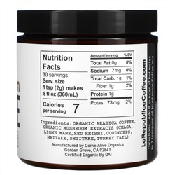 LA Republica, Mushroom Coffee, 2.12 oz (60 g)