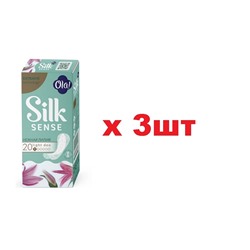Ola! Silk sense Ежедневные женские прокладки light deo 20шт Нежная Лилия 3шт