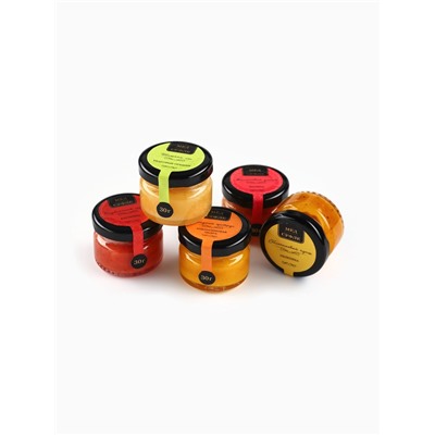 Подарочный набор новогодний «Вкусного Нового Года», мед кремовый, чай