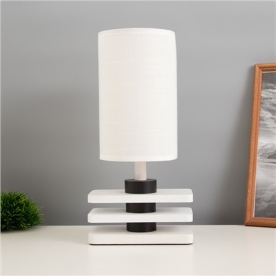 Лампа настольная «Картер» 1×40 Вт Е27 белый 12×25×33.5 см