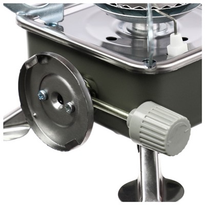 Плита газовая портативная maclay, для кемпинга, 15×15×9 см, квадратная