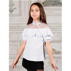 Блузка для девочки короткий рукав Соль&Перец