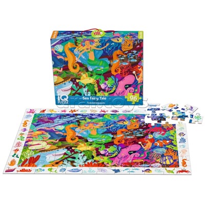 IQ Пазл с развивающей игрой 96 "Морская сказка" 6+ (new)