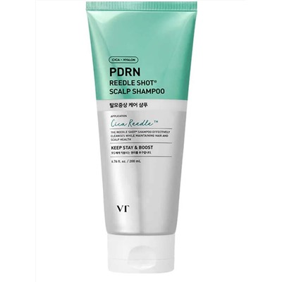 VT Cosmetics Шампунь от выпадения волос с ПДРН и микроиглами PDRN Reedle Shot Scalp Shampoo