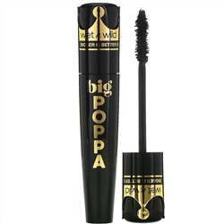 Wet n Wild, Big Poppa Mascara, Blackest Black, 0.33 fl oz (10 ml)