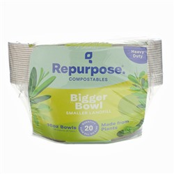 Repurpose, Heavy Duty, 16 oz Bowls, 20 Count