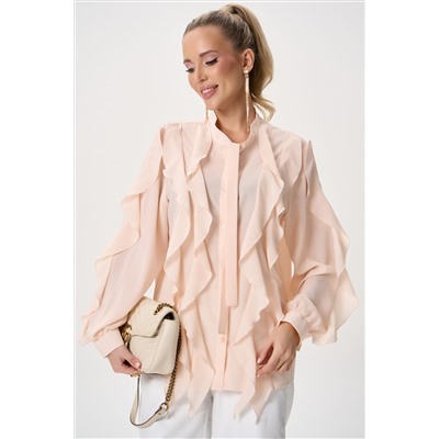 Рубашка Кристл (персиковый)