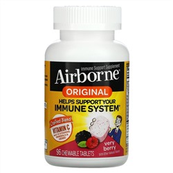 AirBorne, Original Immune Support Supplement, Very Berry, 96 Chewable Tablets