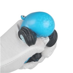 Игрушка - антистресс тянучка "Синий трактор" с шариками 8 см, блистер, Супер Жим