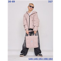 Куртка 317 св.бежевый