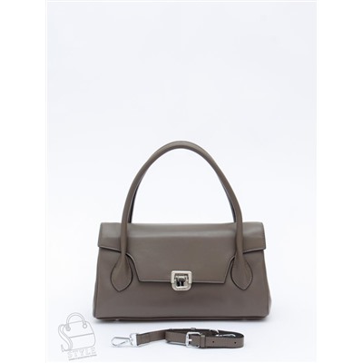 Сумка женская кожаная 0030VG gray Vitelli Grassi