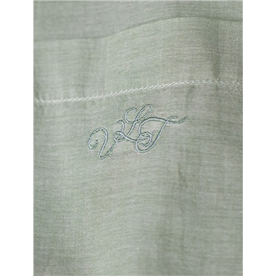 Блузка свободная с карманом из 100% хлопка