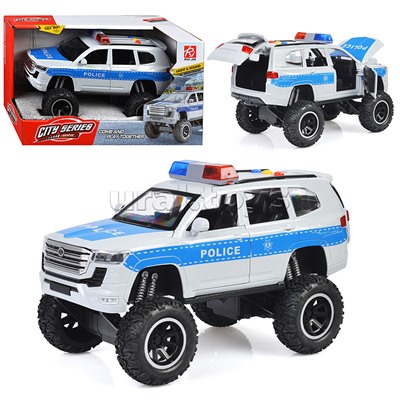 Машина "Полиция Сити" (свет, звук) в коробке