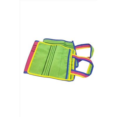 Bath Towel Мочалка для душа с ручками и пилинг-эффектом / Rainbow-Ring Long Exfoliating Towel, в ассортименте KRISTALLER, 1110930