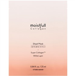 Etude House, Moistfull, тканевая маска с коллагеном, 1 шт., 25 мл (0,84 жидк. унции)