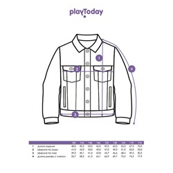 Куртка текстильная джинсовая для мальчиков