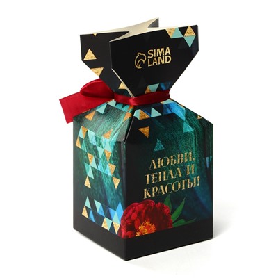 Шоколадные конфеты в упаковке-конфете "8", черный