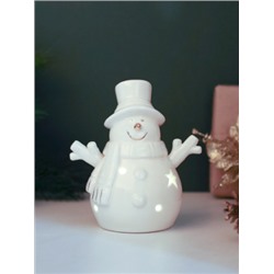 Фигурка Снеговик с подсветкой 10 см новогодний / FP23679 /уп 72/LED