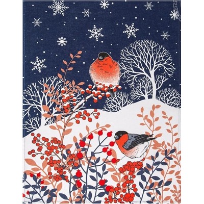 Набор 3 полотенца "Колядки", рогожка