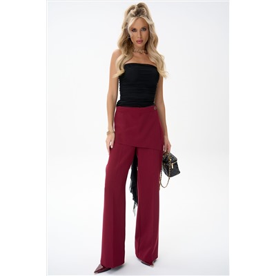 Брюки Агния (бордовый)
