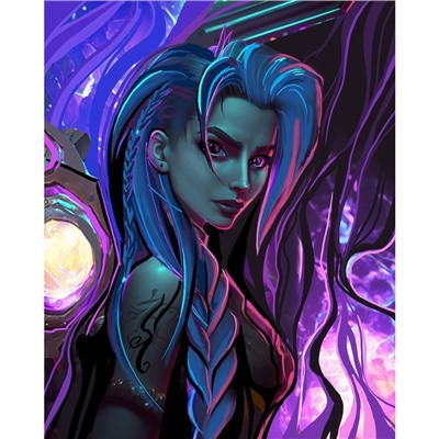 Алмазная мозаика с частичным заполнением на холсте «Темная ночь», 30×40 см