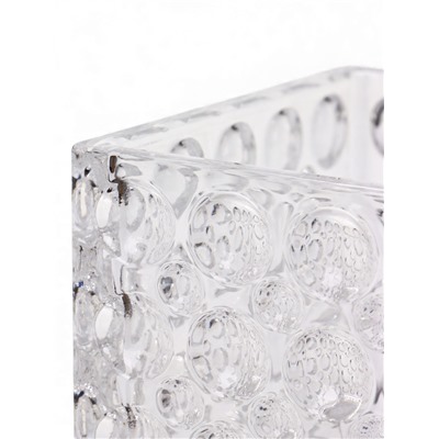 Декоративное кашпо для цветов «Куб», 10×10×10 см, стеклянное, Greengo